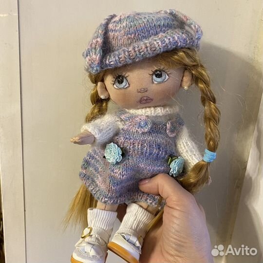 Кукла ручной работы из текстиля