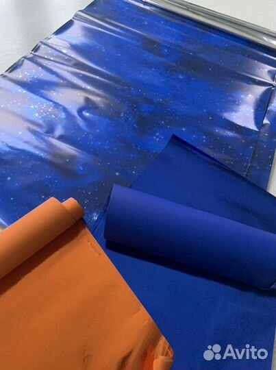 Бумага упаковочная подарочная бантики