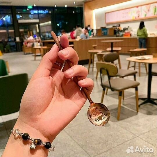 Подарочный набор чайных ложек starbucks