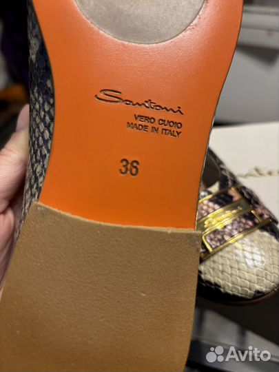 Балетки santoni