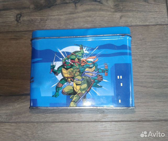 Кейс для карточек черепашки ниндзя боевая четверка