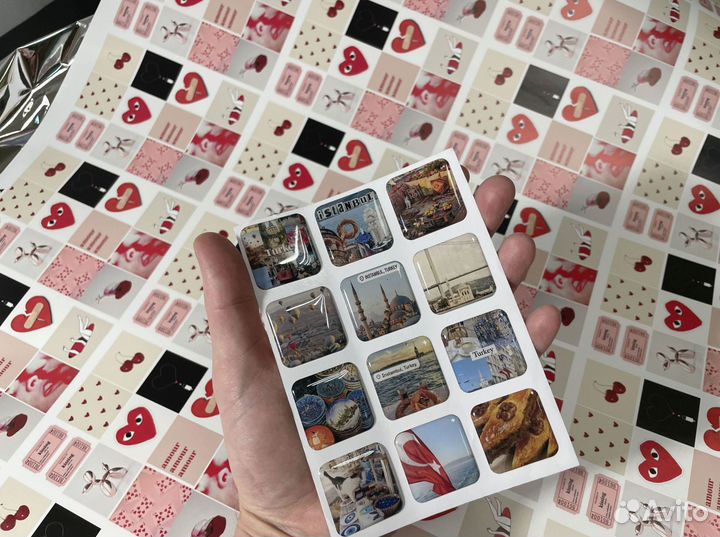 Печать 3D-стикеров с вашими изображениями