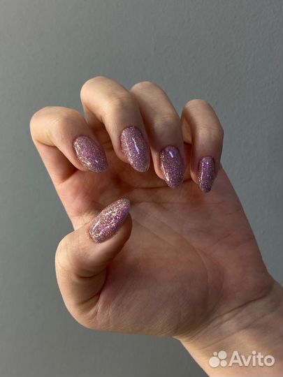 Модель на маникюр с покрытием