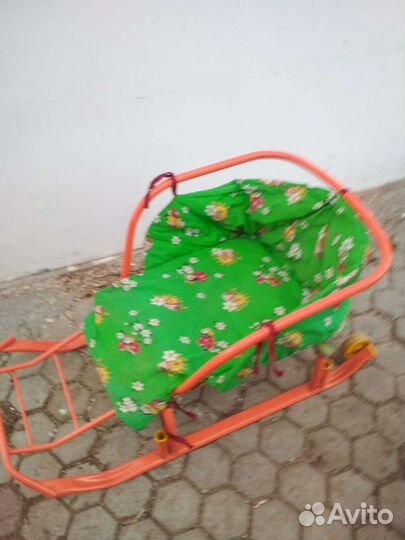 Коляска санки2