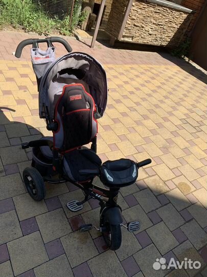 Детский велосипед-коляска