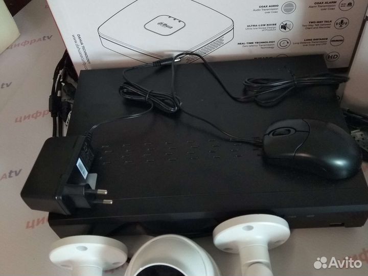 19 камер IP видеонаблюдения 4Мп регистратор Dahua