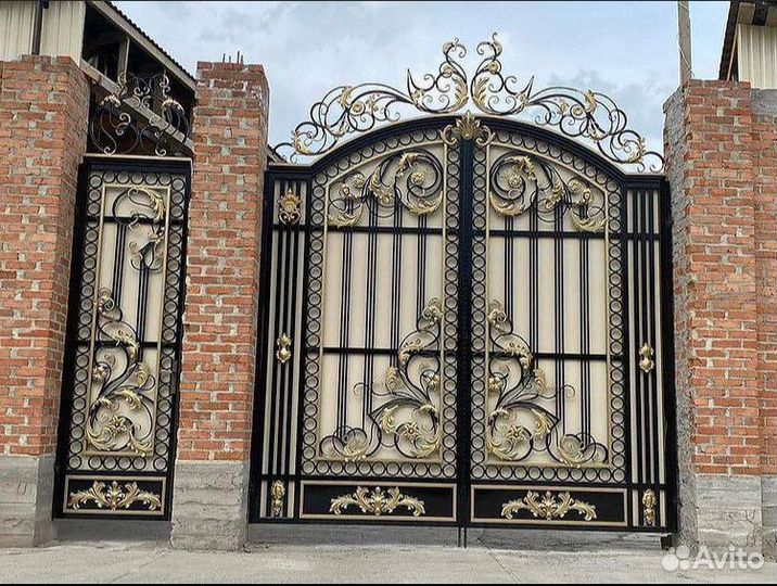 Кованые ворота