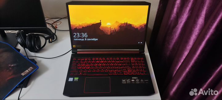 Игровой ноутбук Acer nitro 5. Rtx 2060, i5 9300H