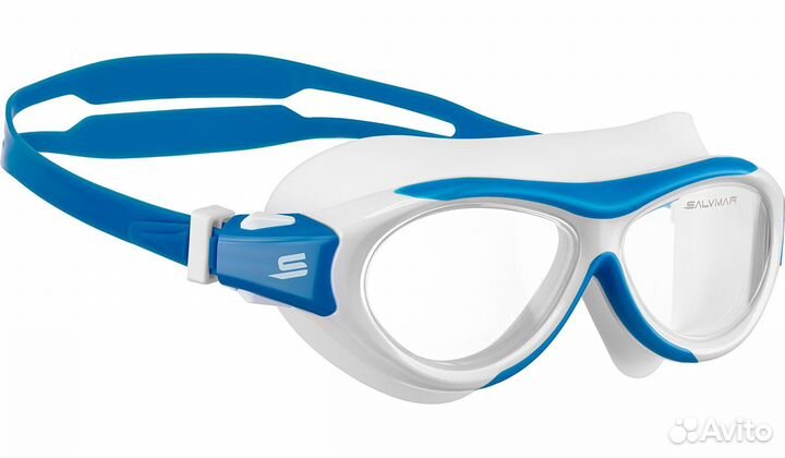 Подростковые очки для плавания Fripp White Blue