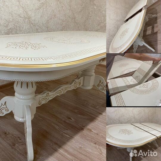 Стол и стулья новые Обеденный Раскладной Кухонный