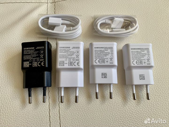 Зарядки Samsung (шнур+блочек) оригинал