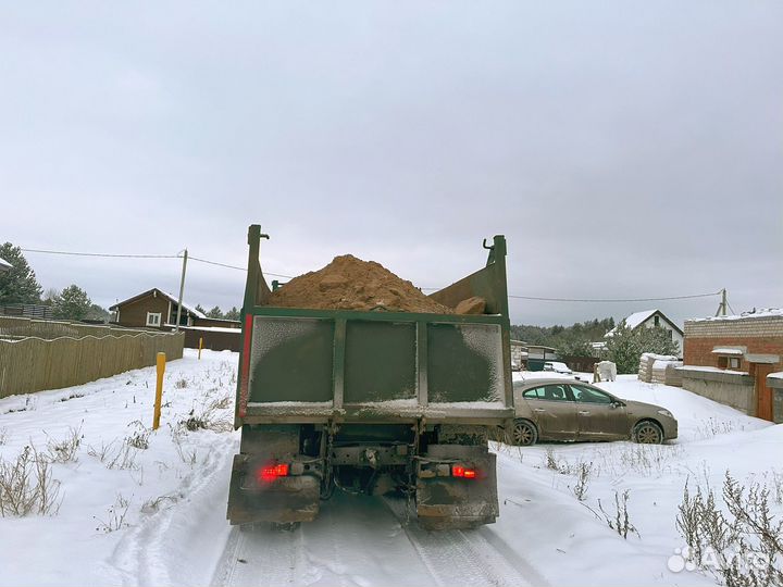 Песок речной намывной с доставкой до 15 тонн