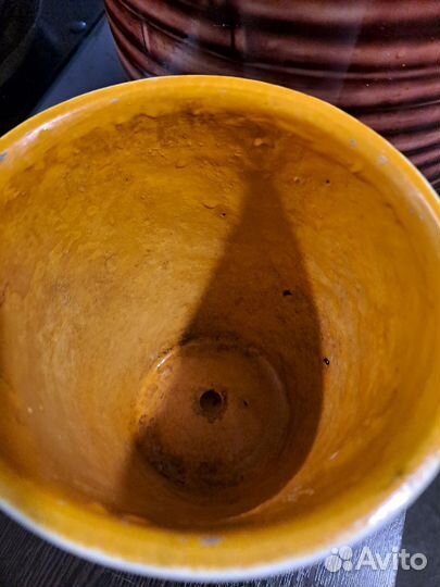 Горшки для цветов б/у керамические