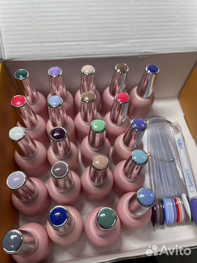 Гель лаки для маникюра набор