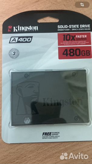 SSD накопитель Kingston A400 480gb