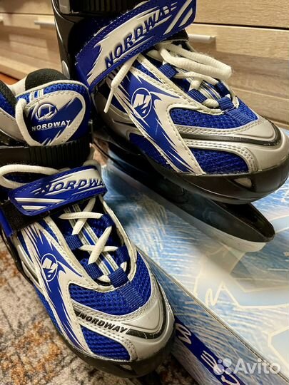 Коньки раздвижные nordway 29-33 р