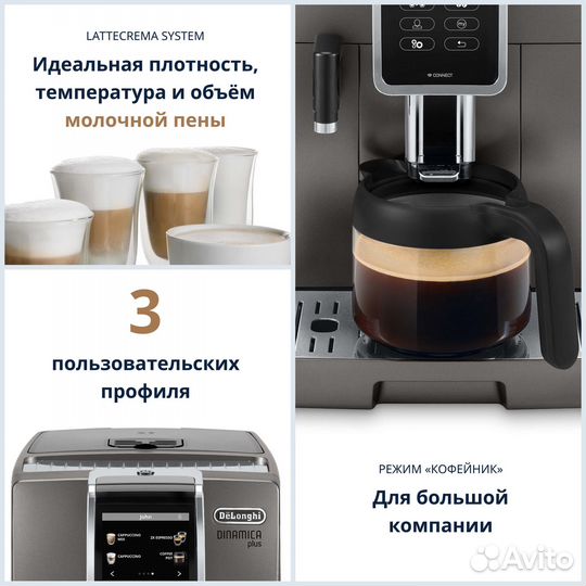 Кофемашина DeLonghi Dinamica Plus