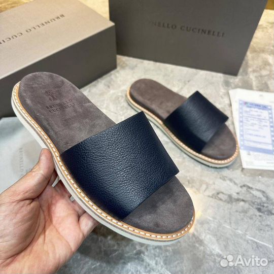 Шлёпки мужские brunello cucinelli