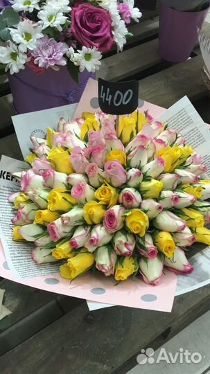 Тюльпаны пионы розы