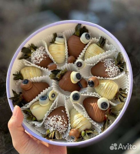 Букеты из клубники