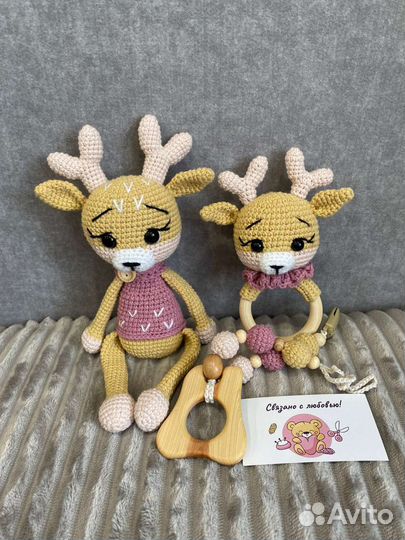Вязаные игрушки ручной работы