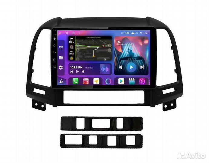 Магнитола андроид Hyundai Santa Fe 2 TS7 2/32