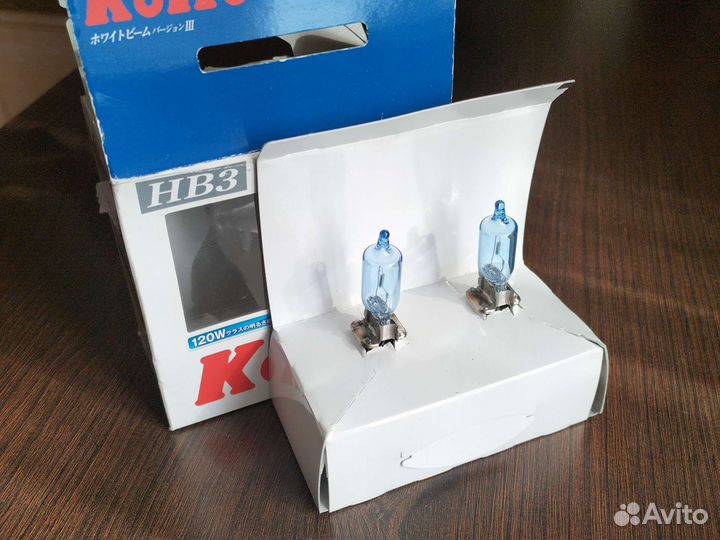 Галогеновые лампы koito whitebeam III HB3