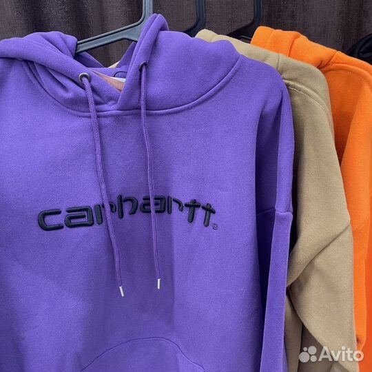 Худи Carhartt Фиолетовое Утеплённое