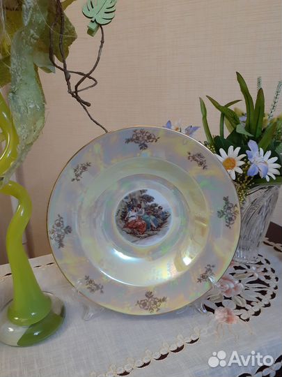 2 суповые тарелки из сервиза Мадонна ГДР