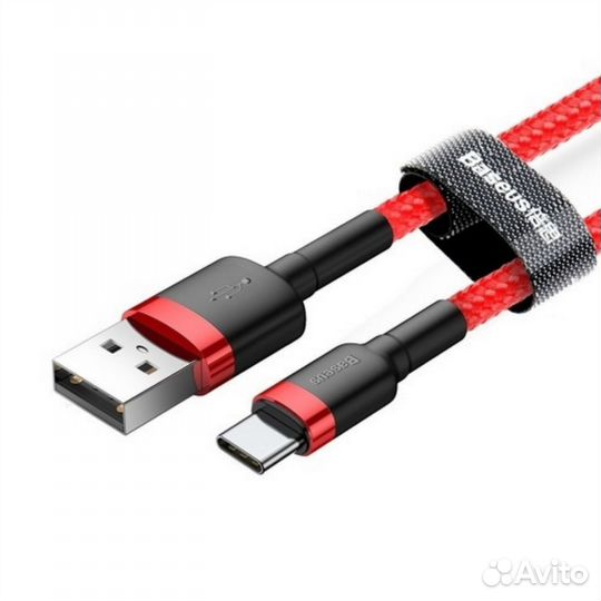 Кабель Baseus Cafule Cable Type-C 2A 2m