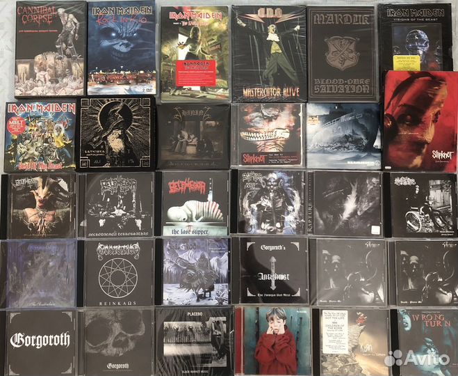 Dvd/cd диски металл рок black death