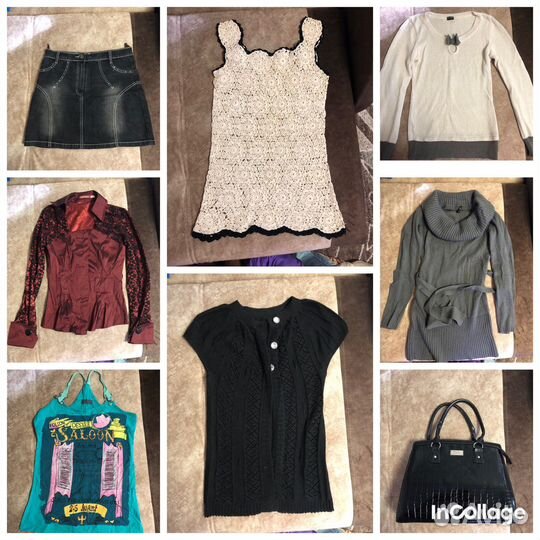 Два пакета вещей на девушку размер 44