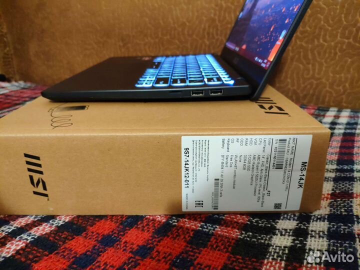 Мощный ультрабук MSI Modern 14 на Ryzen 5 5625U