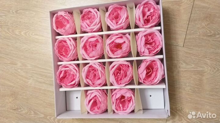 Розы из мыла