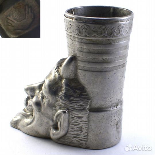 Карандашница «Мефистофель». Металл. СССР. 20 век