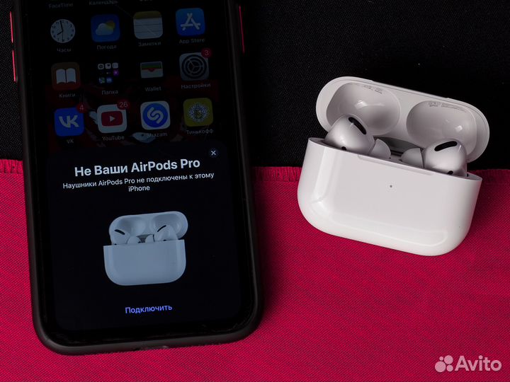 AirPods Pro 1 (Гарантия + чехол)