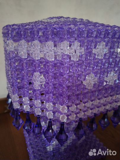 Чисто ручная работа настольная лампа из бисера