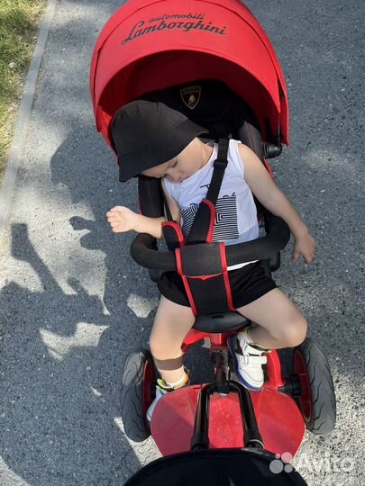 Трехколесный велосипед-коляска детский