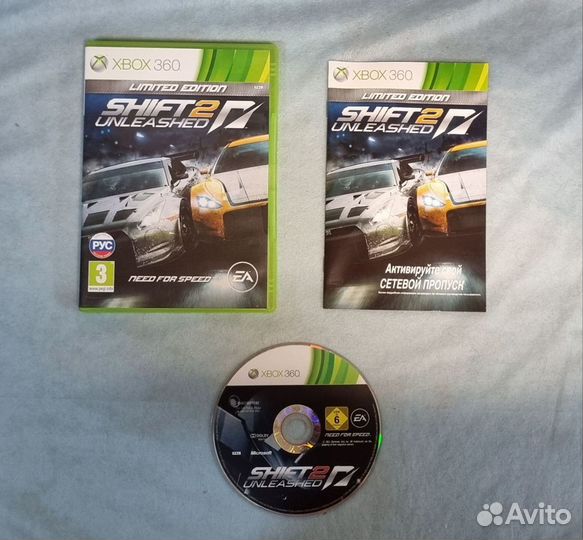 Need for Speed Shift 2 Unleashed для Xbox 360 (бу)