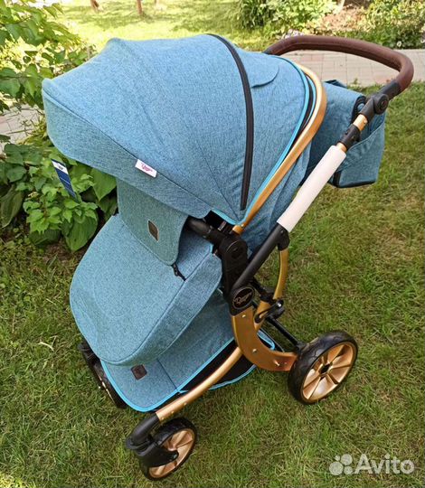 Новая коляска трансформер 3в1 darex dalux бирю
