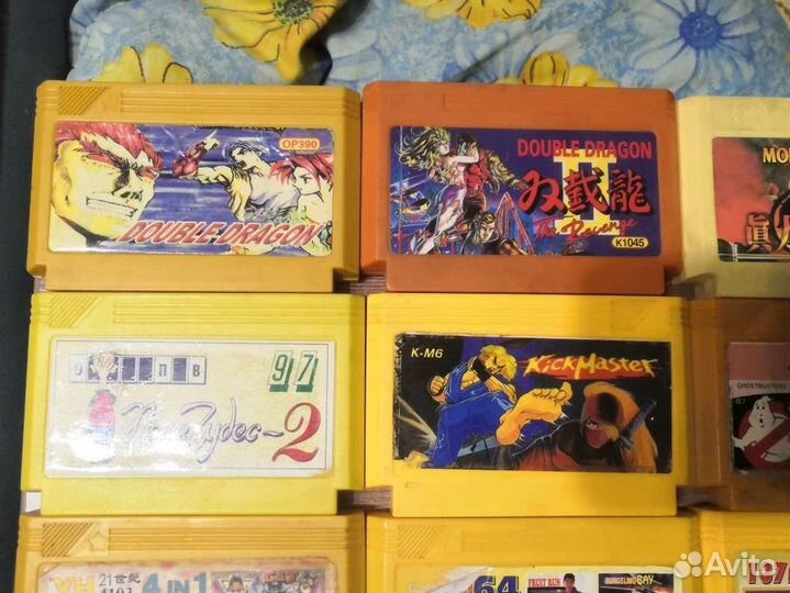 Картриджи для dendy (денди) 80-90 оригинал