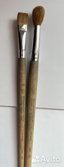 Кисти художественные колонок, белка, щетина