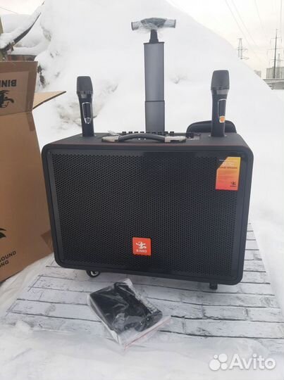 Колонка bluetooth караоке binko P1200W