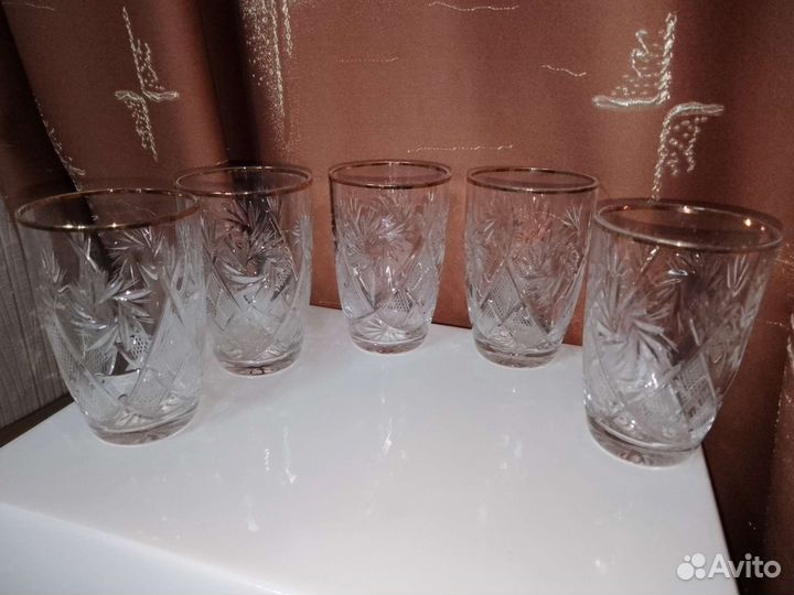 Хрустальные стаканы СССР