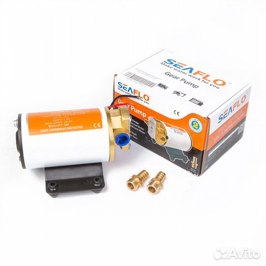 Помпа шестеренчатая SeaFlo,12 л/мин, 12V