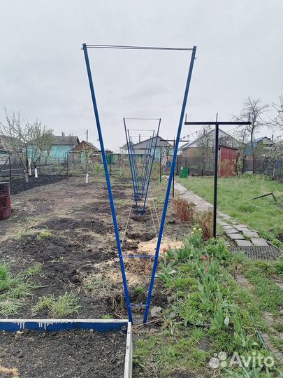 Шпалеры для винограда. 2х плоскостные