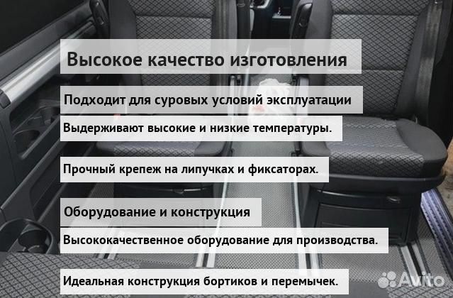 Эва коврики с бортами для авто