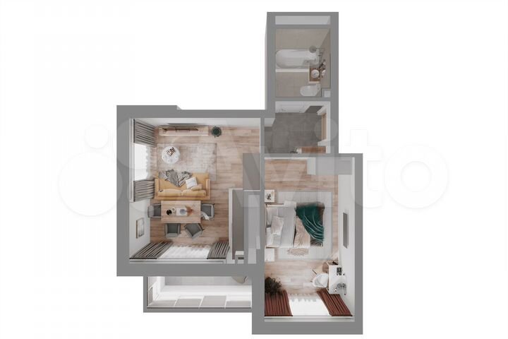 2-к. квартира, 39,2 м², 15/25 эт.