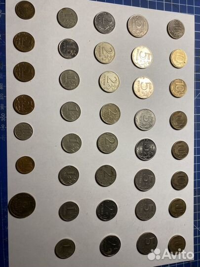 Монеты России и ссср,тиражные,редкие
