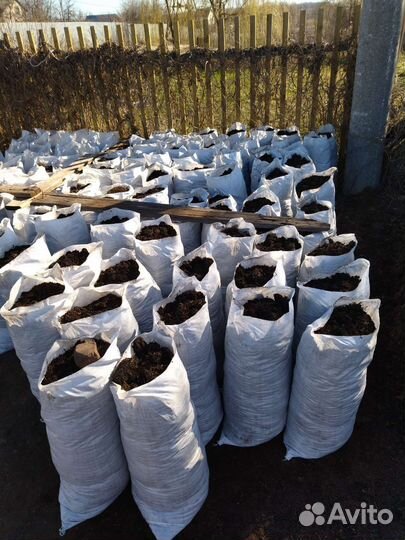 Навоз конский в мешках